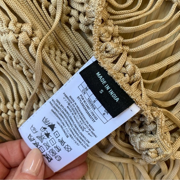 Fringe vest Beige (never worn) - Picture 5 of 8